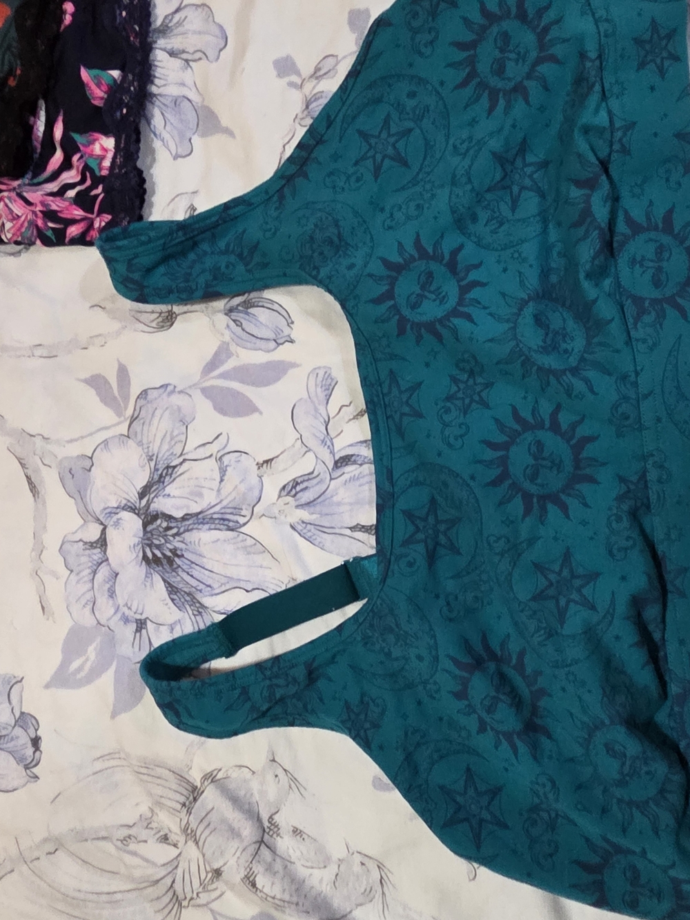 Torrid Women’s Teal Sun & Moon Print Tank Top